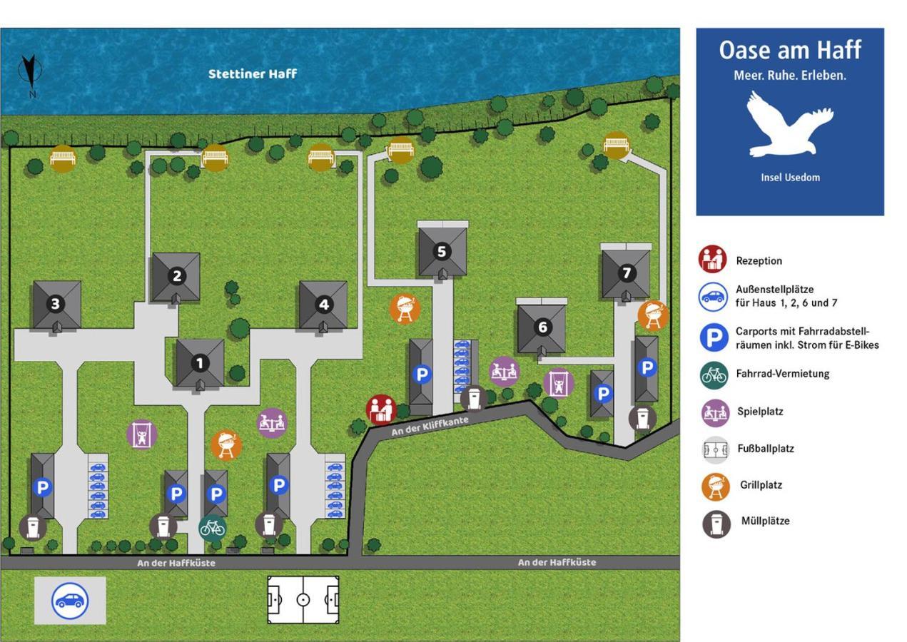 Appartement "Froschkoenig" - Oase Am Haff Garz  Εξωτερικό φωτογραφία